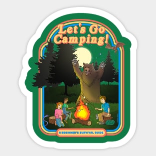 Let's Go Camping Sticker